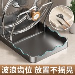 专供外贸家用锅盖架厨房台面案板收纳神器多功能免打孔锅盖置物架