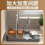 专供外贸家用锅盖架厨房台面案板收纳神器多功能免打孔锅盖置物架