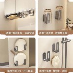 免打孔厨房锅盖架子壁挂置物架墙上案板砧板菜板挂架锅具现代简约