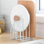 厨房锅盖架厨具滤水收纳置物架案板收纳架菜板砧板架kitchen rack