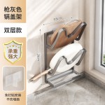 免打孔锅盖架厨房置物架壁挂式放菜板砧板多功能墙上收纳神器架子