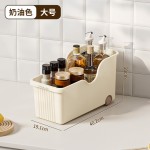 厨房收纳盒整理盒锅盖锅具收纳架家用多功能橱柜储物塑料置物架子