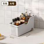 厨房收纳盒整理盒锅盖锅具收纳架家用多功能橱柜储物塑料置物架子