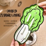 大白菜锅盖垫胡萝卜垫收纳锅盖架放置器台面沥水隔热垫砧板放置垫