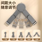 奶油吸盘旋转锅盖架壁挂式免打孔厨房置物架收纳挂架菜板架砧板架