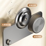 厨房锅盖架壁挂式吸盘锅盖收纳架盘免打孔支架放锅盖置物架上墙