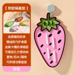 草莓锅盖架厨房台面菜板架锅铲架锅盖垫沥水垫餐垫杯垫草莓菜板架