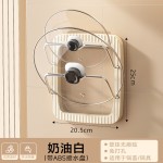 吸盘轻奢壁挂式砧板置物架厨房收纳架一体多功能免打孔锅盖置物架