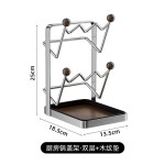 厨房锅架台面多层锅盖收纳架 304不锈钢立式锅盖板置物架