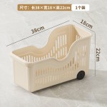 厨房橱柜内锅盖收纳盒整理杂物食品储物盒卫生间洗衣粉塑料置物架