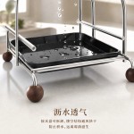 不锈钢菜板架砧板架案板收纳厨房置物架用品放锅盖的架子刀架