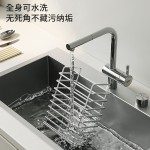 跨境不锈钢筷子筒收纳盒厨房置物架砧板架锅盖菜刀菜板一体收纳架
