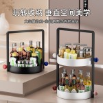 厨房手提式调料架油盐酱醋收纳架子台面调味料置物架多层收纳盒