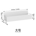 白色厨房磁吸冰箱置物架免打孔调料架家用多功能收纳架