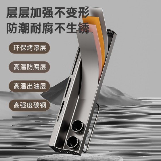 厨房置物架不锈钢多功能家用壁挂式调味料筷子刀架用品大全收纳架