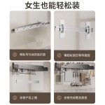 厨房置物架不锈钢多功能家用壁挂式调味料筷子刀架用品大全收纳架
