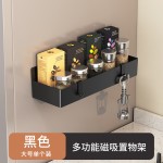 跨境爆款磁吸冰箱侧面置物架多层磁吸收纳架厨房调料架保鲜膜架免