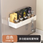 跨境爆款磁吸冰箱侧面置物架多层磁吸收纳架厨房调料架保鲜膜架免