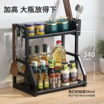 厨房置物架调味架放调料盒免打孔刀架台面筷子厨具用品多层收纳架