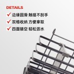 小巧壁挂筷子笼铁艺厨房2铬勺叉托沥水收纳架立式简约家用筷子筒