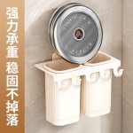 壁挂式筷子筒沥水收纳架免打孔厨房多功能餐具置物架家用筷笼勺子
