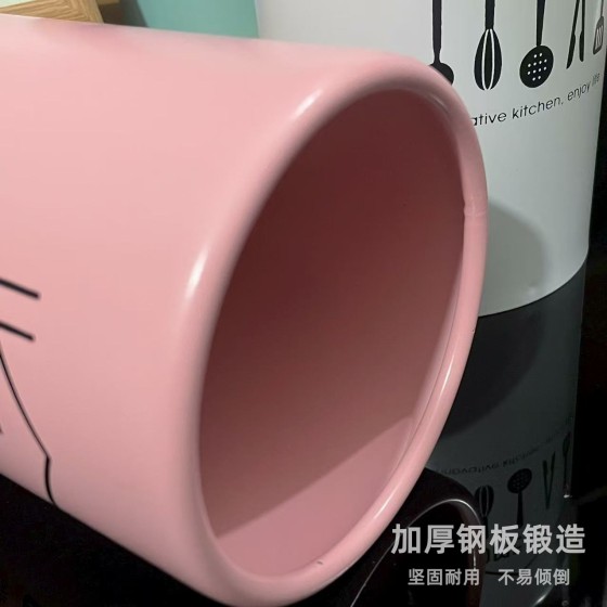 炫彩不锈钢筷子筒北欧ins风餐具筷子收纳架厨房沥水卡通筷笼商用