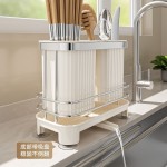 厨房置物架多功能筷子筒台面筷笼新款沥水筷篓防霉餐具收纳架组合