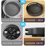 跨境可旋转厨房调料收纳盘 碳钢合金圆形调味品多功能置物架套装