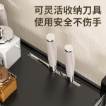 跨境厨房免打孔多功能置物架香料调味瓶罐刀具调料架分层组合架子
