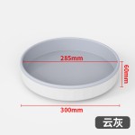 骎锋新品360度旋转置物架厨房调料多功能托盘转动收纳盒双色 厂家