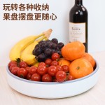 骎锋新品360度旋转置物架厨房调料多功能托盘转动收纳盒双色 厂家