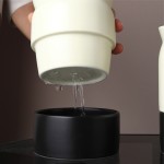 北欧高级筷子筒陶瓷筷子笼家用餐具桶厨房刀叉收纳置物架筷桶筷盒