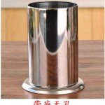 无磁不锈钢筷子筒置物架沥水筷笼餐厅苹果孔圆孔筷筒筷子篓吸管筒