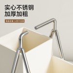 不锈钢筷子收纳盒厨房筷笼勺子叉沥水置物架台面家用餐具筷子筒