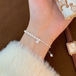 碎银子珍珠手链新款时尚轻奢简约高级感小众精致串珠手串送女友