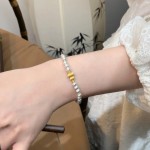 新款拉丝金葫芦手串古法中古手链时尚轻奢手饰串珠高级感珠子女生