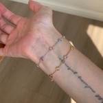 S925纯银镀18k金双龟面彩虹手链女轻奢小众高级感设计泡泡手饰