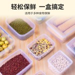 包邮透明保鲜盒食品级塑料饭盒密封盒冰箱收纳盒酒店冷冻盒储物盒