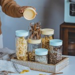 食品级玻璃密封罐防潮杂粮奶粉零食茶叶罐咖啡豆分装瓶厨房储物罐