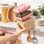 透明食品级密封罐手提五谷杂粮零食储物罐厨房收纳PET保鲜盒套装