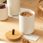 陶瓷储物罐密封盖带硅胶圈水杯盖家用食品罐杯盖茶叶罐可定制logo
