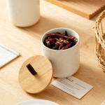 陶瓷储物罐密封盖带硅胶圈水杯盖家用食品罐杯盖茶叶罐可定制logo