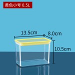 塑料方形加厚密封罐果粉盒透明储物罐咖啡奶茶店果粉盒厂家直销