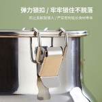 加厚不锈钢储物罐密封桶大容量家用 防潮茶叶米桶密封罐