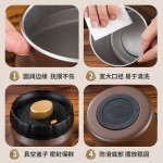 304不锈钢真空密封罐咖啡豆茶叶储存罐避光保鲜罐五谷杂粮收纳盒