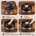 304不锈钢真空密封罐咖啡豆茶叶储存罐避光保鲜罐五谷杂粮收纳盒