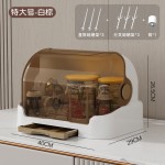 辅食收纳柜婴儿奶瓶收纳盒防尘置物架宝宝餐具收纳箱专用奶瓶沥水