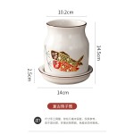 日式陶瓷筷子筒创意新款筷笼家用多功能沥水筷篓置物厨房餐具收纳