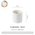 简约纯色陶瓷收纳筒家用厨具置物罐筷子筒刀叉勺筷摆放筒筷笼批发