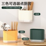 厨房筷子笼桶壁挂置物纳盒餐具筒家用筷笼沥水台面免打孔